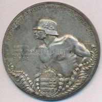 1931. "Magyar Királyi Szombathelyi 3. Honvéd Vegyes Dandár - alapította Vitéz Shvoy István altábornagy" ezüstözött Br emlékérem. Szign.: Szabó Károly (40mm) T:2-