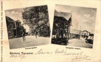 Tarcsa, Tatzmannsdorf; Gyógytér, forrás épület; kiadja Frankl és Ledofszky utóda / spa buildings