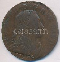 Olasz Államok/Szardínia 1796. 5S Cu "III. Viktor Amadé" T:3 Italian States/Sardinia 1796. 5 Soldi Cu "Victorio Amedeo III" C:F