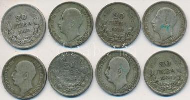Bulgária 1930. 20L Ag (8x) T:2-,3
Bulgaria 1930. 20 Leva Ag (8x) C:VF,F