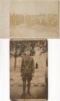 5db I vh. fotó képeslap közte tábori kórház és akrajnai felvételek