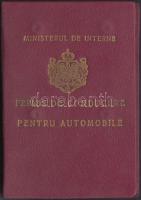 1971 Arad, Román vezetői engedély / 1971 Arad, Rumanian driving licence