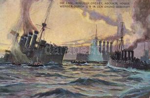 1915 I világháborús tengeri csata színes