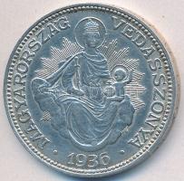 1936. 2P Ag "Madonna" T:2
Unger: 1511., Adamo P7