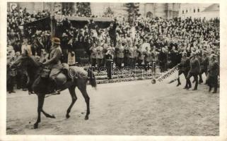 1940 Kolozsvár, bevonulás / entry of the Hungarian troops, Horthy, vissza So. Stpl