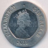 Gibraltár 2011. 20p Cu-Ni T:2
Gibraltar 2011. 20 Pence Cu-Ni C:XF