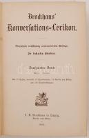 Brockhaus Konversations-Lexikon 6-7., 11-12. és 15. kötete. Berlin, 1894-1895, Brockhaus in Leipzig....