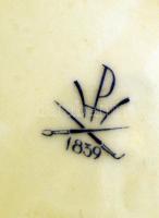 Herendi Eton mintás szószos kiöntő, kézzel festett, jelzett, hibátlan, h:23,5 cm, m:7,5 cm