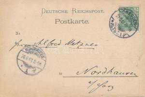 1901 Dresden, I. Sächsisches Bundeskegler-Fest / bowling festival (EK)