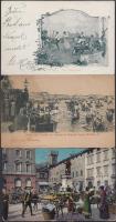 20 db RÉGI olasz városképes lap egy Velence Akadémia képeslapfüzettel / 20 old Italian town-view postcards with one Academy of Venice postcard booklet