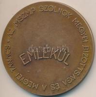 1970. "Emlékül - Az MSZMP Szolnok Megyei Bizottsága és a Megyei Tanács / 1945-1970" Br eml...