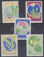 1966 Vadvirágok sor Mi 671-675 A