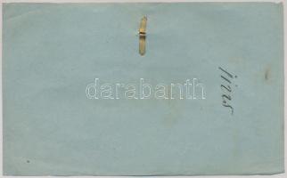 ~1870. 50kr "Mázsapénz" (10x) zab illeték lerovására, egymást követő sorszámokkal, nyugtáh...