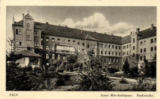 Pécs - 4 db régi képeslap / 4 old postcards