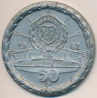 1962. "Csepel SC - 50 év / Stiffler Károly - Jubileum alkalmából" fém emlékérem (55mm) T:2