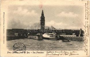 San Francisco, California; Ferry Building from the bay (EK)