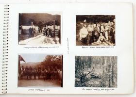 1910-1940 70 fotót tartalmazó fotóalbum, benne több fotóval a világháborús frontról(olasz, orosz, menekülő lakosság, stb. témákban) / 1910-1940 70 photos from the world war I.