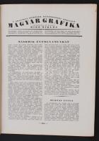 1921 Bp., Magyar Grafika, A grafikai iparágak fejlesztését szolgáló folyóirat, II. évfolyam díszes s...