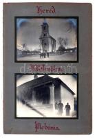 cca 1920-1930 Gödöllő, Tamássy Flórián és felesége sírja; Heréd római katolikus templom és plébánia,...