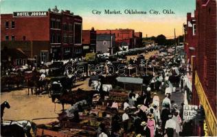 Oklahoma City, Oklahoma; City Market, Hotel Jordan