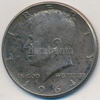 Amerikai Egyesült Államok 1964. 1/2$ Ag "Kennedy" T:2- patina USA 1964. 1/2 Dollar Ag "Kennedy" C:VF patina Krause KM#202