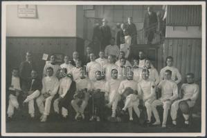 1934 Kaulich Rudolf: Földváry emlékverseny, pecséttel jelzett fotó, feliratozva, 18x12 cm