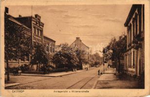 Castrop, Amtsgericht u. Wittenerstrasse / District Court, street (EM)