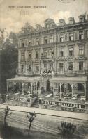 Karlovy Vary, Karlsbad; Hotel Glattauer (Rb)