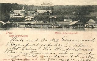 Wörthersee, Militar-Schwimmschule / military swimming school (wet damage)