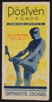 cca 1920-1930 A Pöstyéni Fürdő képekkel illusztrált prospektusa