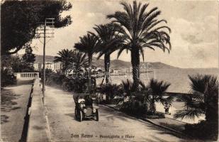 San Remo, promenade, automobile