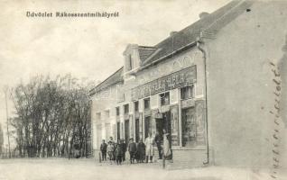 Budapest XVI. Rákosszentmihály, Piac tér, Prohászka Béla üzlete (r)