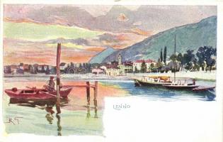 Lenno, art postcard s: R. Goth (?)