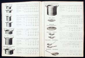cca 1910 Magyar Fémlemez-Ipar R.T. Fémhengermű, Fémrúd- és Csősajtolómű, Alumínium Edény és Bádogáru...
