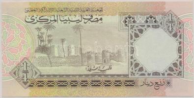 Líbia 1991. 1/4D T:I-
Libya 1991. 1/4 Dinara C:AU