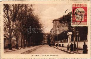 Fiume, Viale 17 Novembre / boulevard