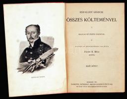 Kisfaludy Sándor összes költeményei I. (Remekírók Képes Könyvtára) Magyar művészek rajzaival. Bp., 1...
