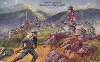 WWI K.u.K. soldiers attacking the Bulgarians (EK)