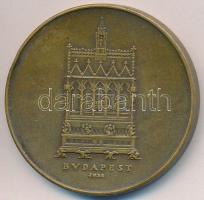 Madarassy Walter (1909-1994) 1938. "Szent István / Szent Jobb" Br emlékérem (40mm) T:2