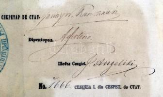 1857 Nicolae Vogoride knyáz (1820-1863), a Moldvai Fejedelemség kajmakámja (kormányzója) (ur. 1857-1...