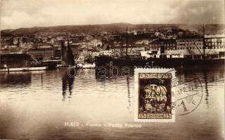 Fiume, Punto Franco / port, steamship