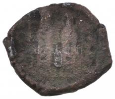 Bizánci Birodalom / Thesszaloniki / II. Justinus és Sophia 565-578. 1/2 Follis Cu (5,29g) T:3,3-
Byz...