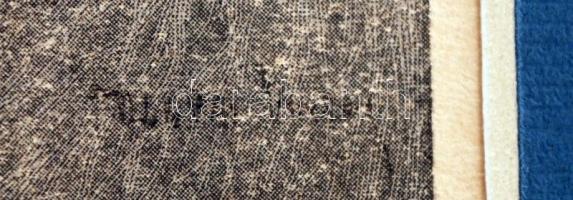 Olgyai Viktor (1870-1929): Téli szürkület. Színezett litográfia, papír, jelzett a litográfián, paszp...