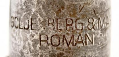 Díszített fejű Goldenberg & Mark Roman márkájú Victoria 1930 szódásüveg, "DGM" jelzéss...