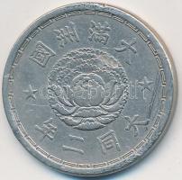 Kína / Japán bábállamok / Manchoukuo 1932. 10C Cu-Ni "Ta-t'ung" T:2,2-
China / Japane...