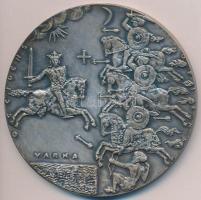 Lengyelország DN "I. Ulászló / Várnai csata" ezüstözött Br emlékérem (70mm) T:2
Poland ND ...