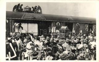 5 db RÉGI magyar városképes lap; Budapest XXXIV. Nemzetközi Eucharisztikus Kongresszus, Országjáró S...