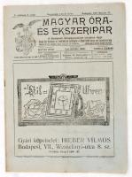 1927 Magyar Óra- és Ékszeripar, a Budapesti Órásipartestület hivatalos lapja, V. évf. 6.szám