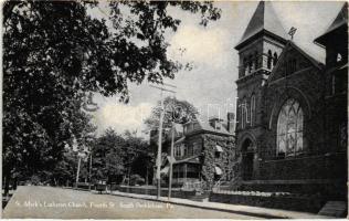 South Bethlehem, Pennsylvania; St. Mark's Lutheran church, Fourth St. (EK)