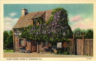 St. Augustine, San Agustín, Florida; oldest school house